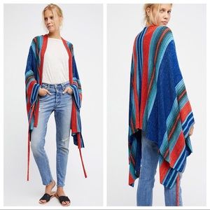 Free People In A Moment Ruana Cardigan NWT
